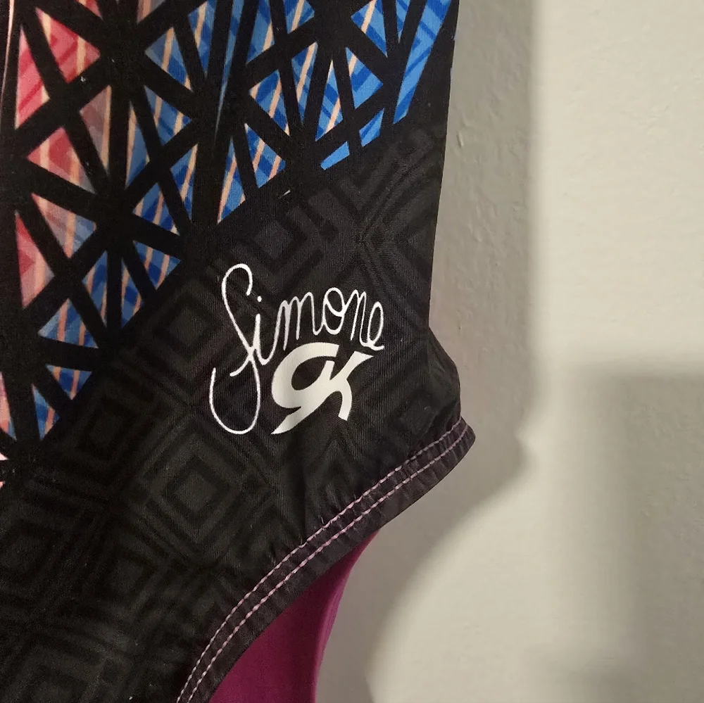 GK Elite Simone Glasswork Wonder Child Large Leotard Gymnastics Dance - Picture 2 of 3